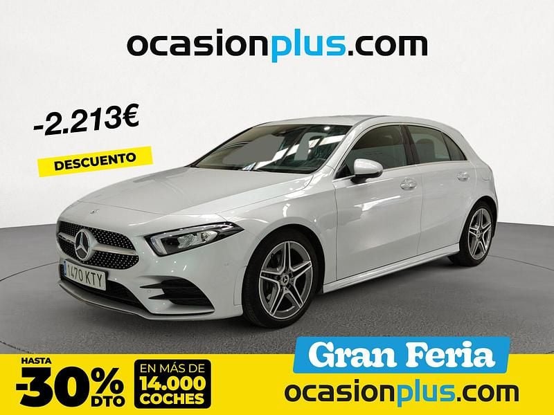 Gris Usado 2019 Mercedes A180 Berlina | 24.350 € (Precio justo) - Imagen 1/4