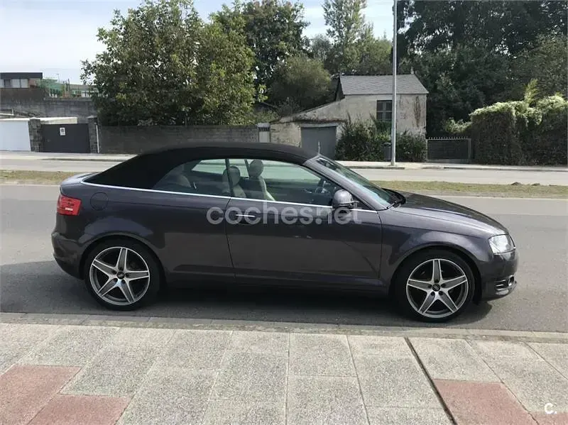 Usado Audi A3 Cabriolet Ambition 105 CV (77 kW) 2009 Violeta / lila Descapotable