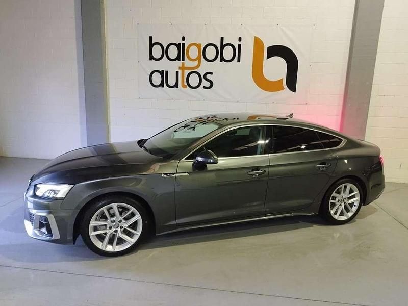 Usado Audi A5 Sportback S-Line 163 CV (119 kW) 2020 Gris / plata Utilitario