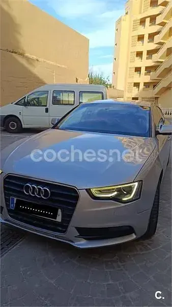 Usado Audi A5 Sportback S-Line 177 CV (130 kW) 2013 Gris / plata Utilitario