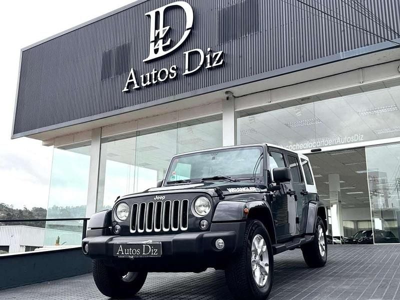 Azul Usado 2018 Jeep Wrangler Unlimited Sahara SUV | 41.500 € (Precio justo) - Imagen 1/4