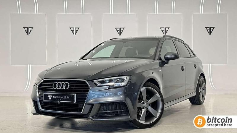 Usado Audi A3 Sportback S-Line 150 CV (110 kW) 2019 Gris Utilitario