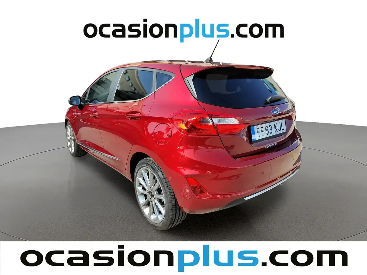 Usado Ford Fiesta Vignale 100 CV (73 kW) 2018 Granate Utilitario