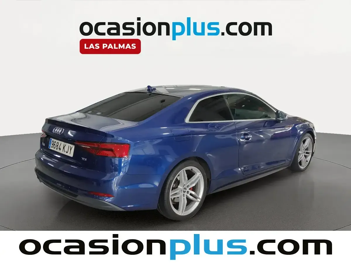 Usado Audi A5 S-Line 190 CV (139 kW) 2018 Azul Coupe