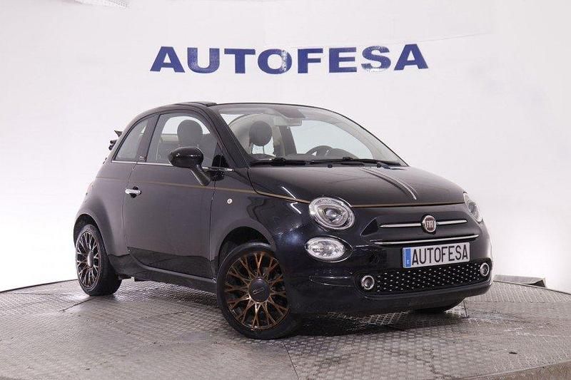 Usado Fiat 500 Collezione 69 CV (50 kW) 2019 Negro Descapotable