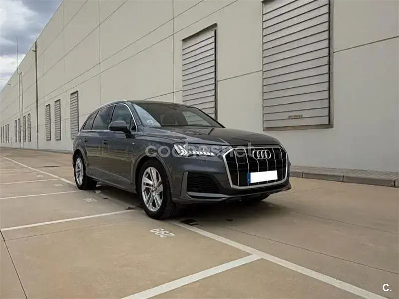 Usado Audi Q7 S-Line 231 CV (169 kW) 2020 Gris / plata SUV
