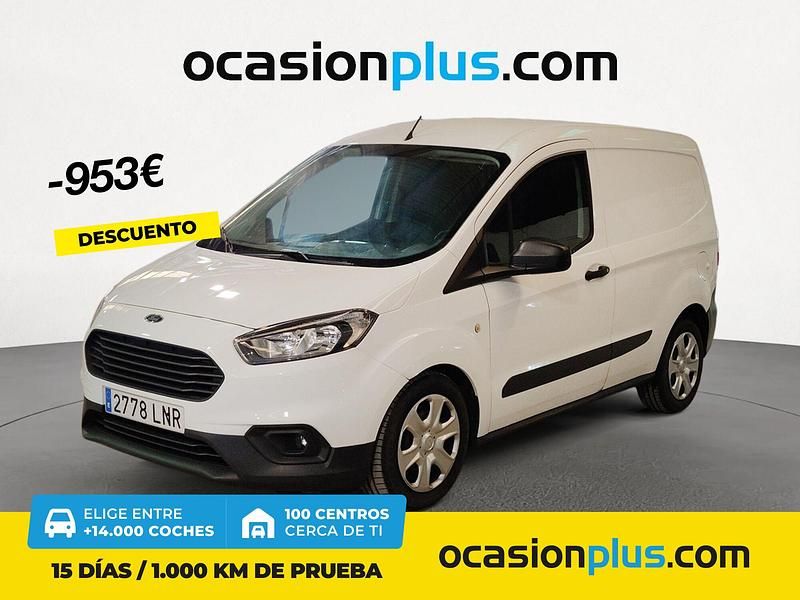 Blanco Usado 2021 Ford Transit Trend Utilitario | 10.490 € (Precio justo) - Imagen 1/4