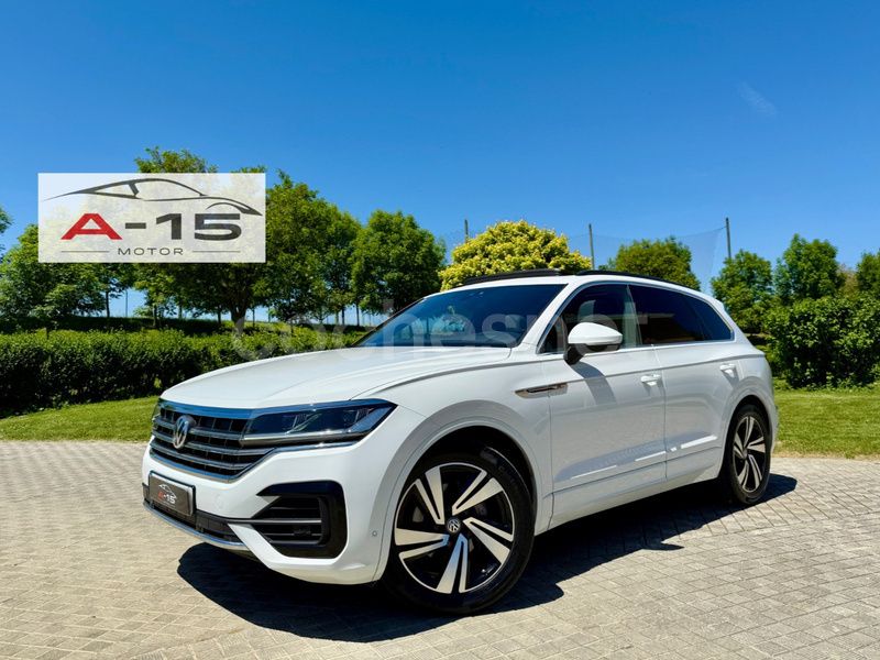 Blanco Usado 2019 VW Touareg R-line SUV | 46.900 € (Precio justo) - Imagen 1/4