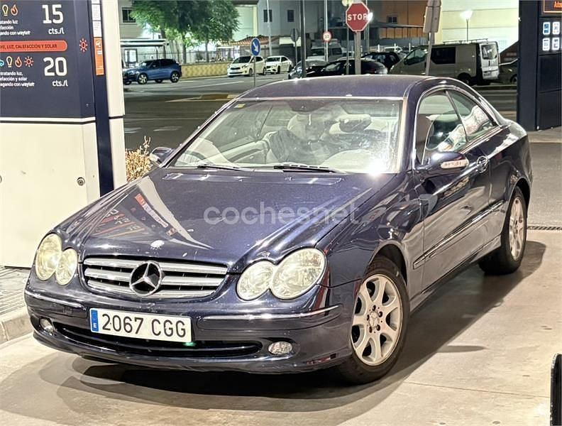 Azul Usado 2003 Mercedes CLK270 Elegance Coupe | 3200 € (Precio justo) - Imagen 1/4