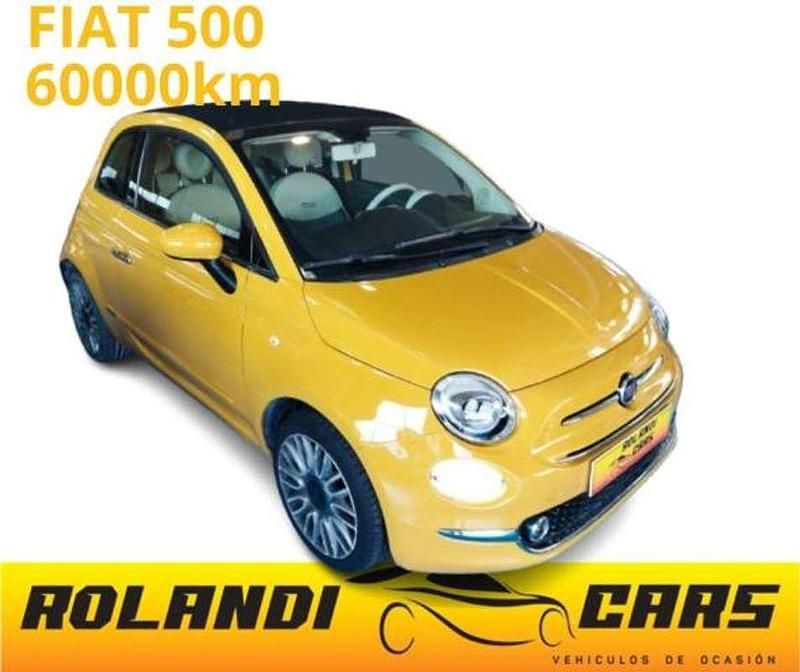 Amarillo Usado 2017 Fiat 500C Mirror Descapotable | 10.200 € (Precio justo) - Imagen 1/4