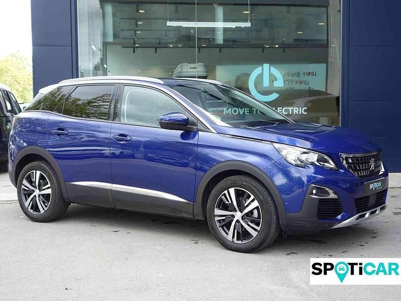 Usado Peugeot 3008 Allure 130 CV (95 kW) 2018 Azul SUV