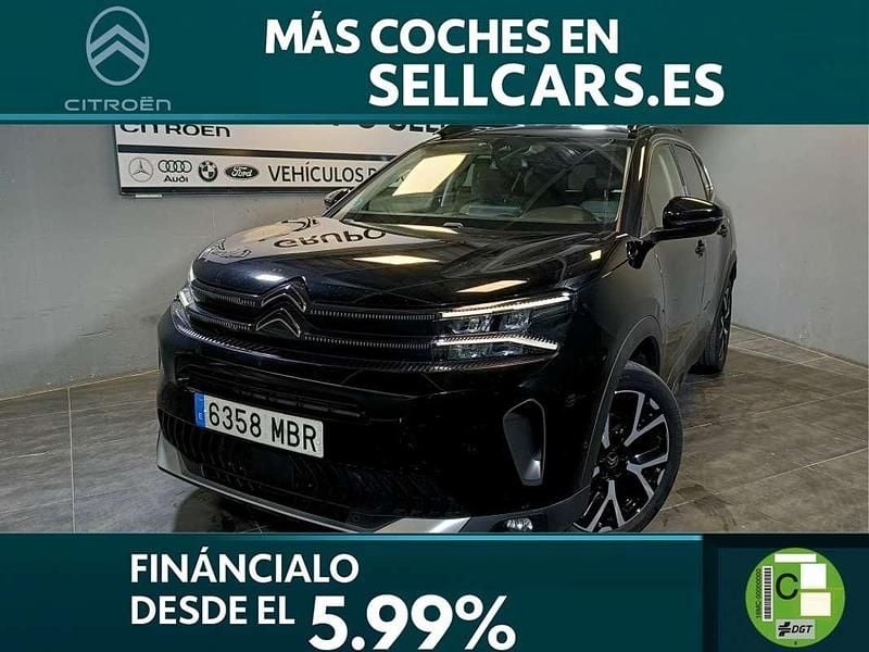 Negro Usado 2022 Citroën C5 Aircross Shine SUV | 22.890 € (Un poco caro) - Imagen 1/4