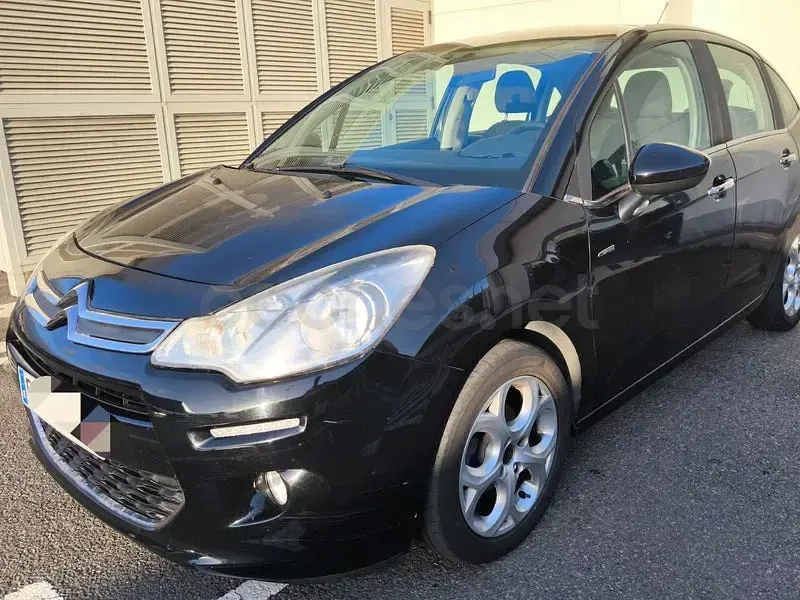 Usado Citroën C3 82 CV (60 kW) 2014 Negro Berlina