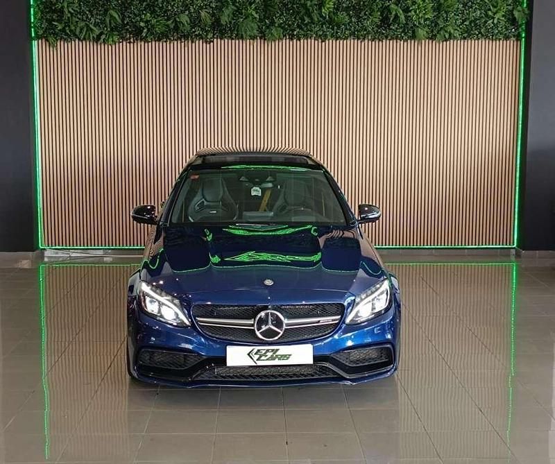 Usado Mercedes C63 AMG AMG 510 CV (375 kW) 2018 Azul Berlina