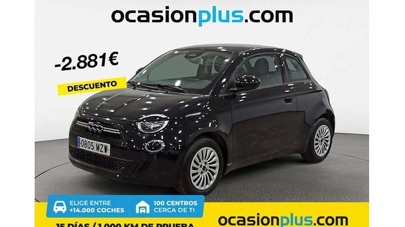 Negro Usado 2022 Fiat 500e Action Utilitario | 11.364 € (Super precio) - Imagen 1/4