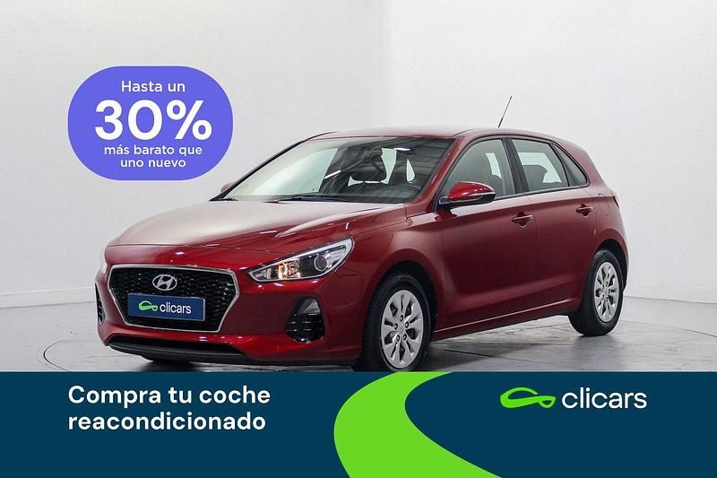 Usado Hyundai i30 95 CV (69 kW) 2018 Rojo Berlina
