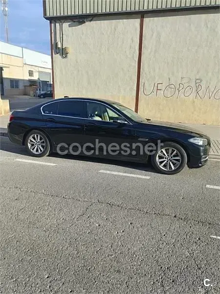 Usado BMW 520 Efficient Dynamics 184 CV (135 kW) 2014 Negro Berlina