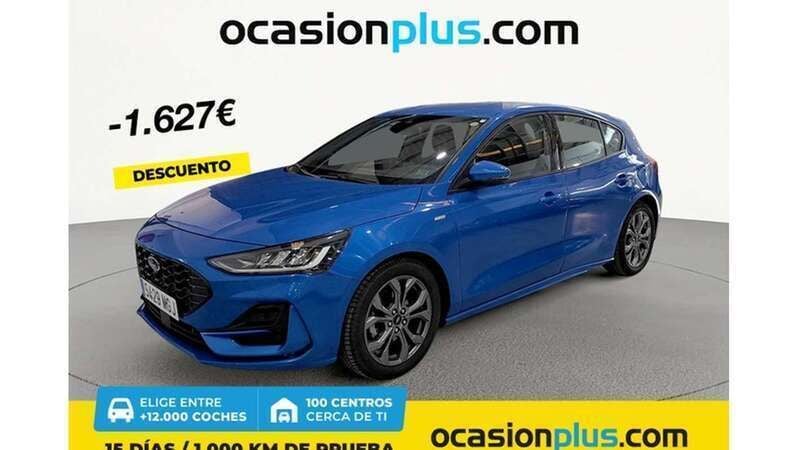 Azul Usado 2023 Ford Focus ST-Line Utilitario | 16.273 € (Buen precio) - Imagen 1/4