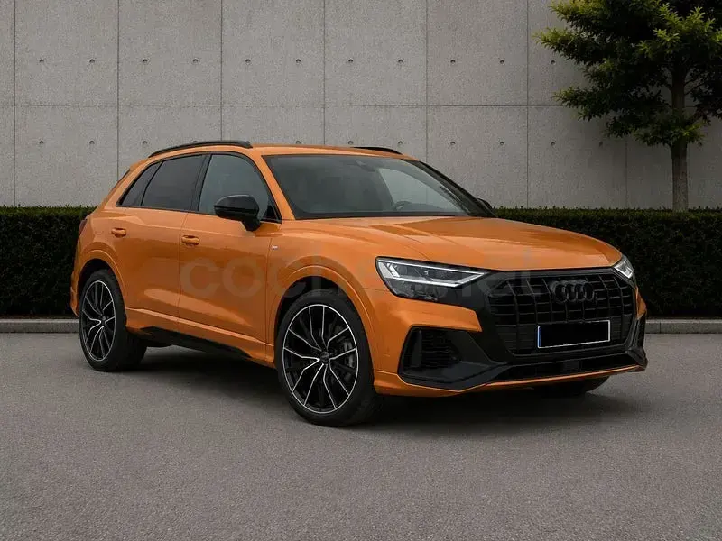 Usado Audi Q8 S-Line 286 CV (210 kW) 2021 Naranja SUV