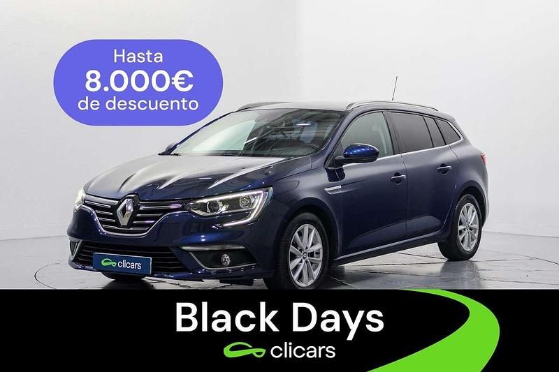 Azul Usado 2017 Renault Mégane GrandTour Zen Familiar | 9990 € (Precio justo) - Imagen 1/4
