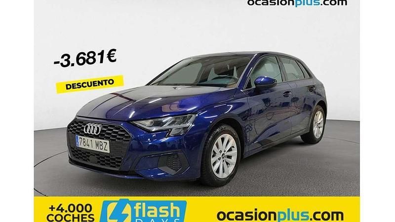 Azul Usado 2022 Audi A3 Sportback Utilitario | 23.810 € (Buen precio) - Imagen 1/4