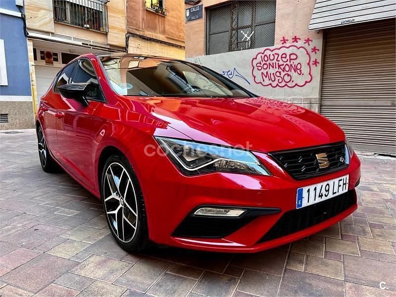 Rojo Usado 2020 Seat Leon FR Berlina | 19.500 € (Precio justo) - Imagen 1/4