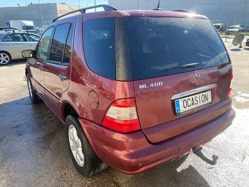 Usado Mercedes ML400 250 CV (183 kW) 2002 Granate SUV