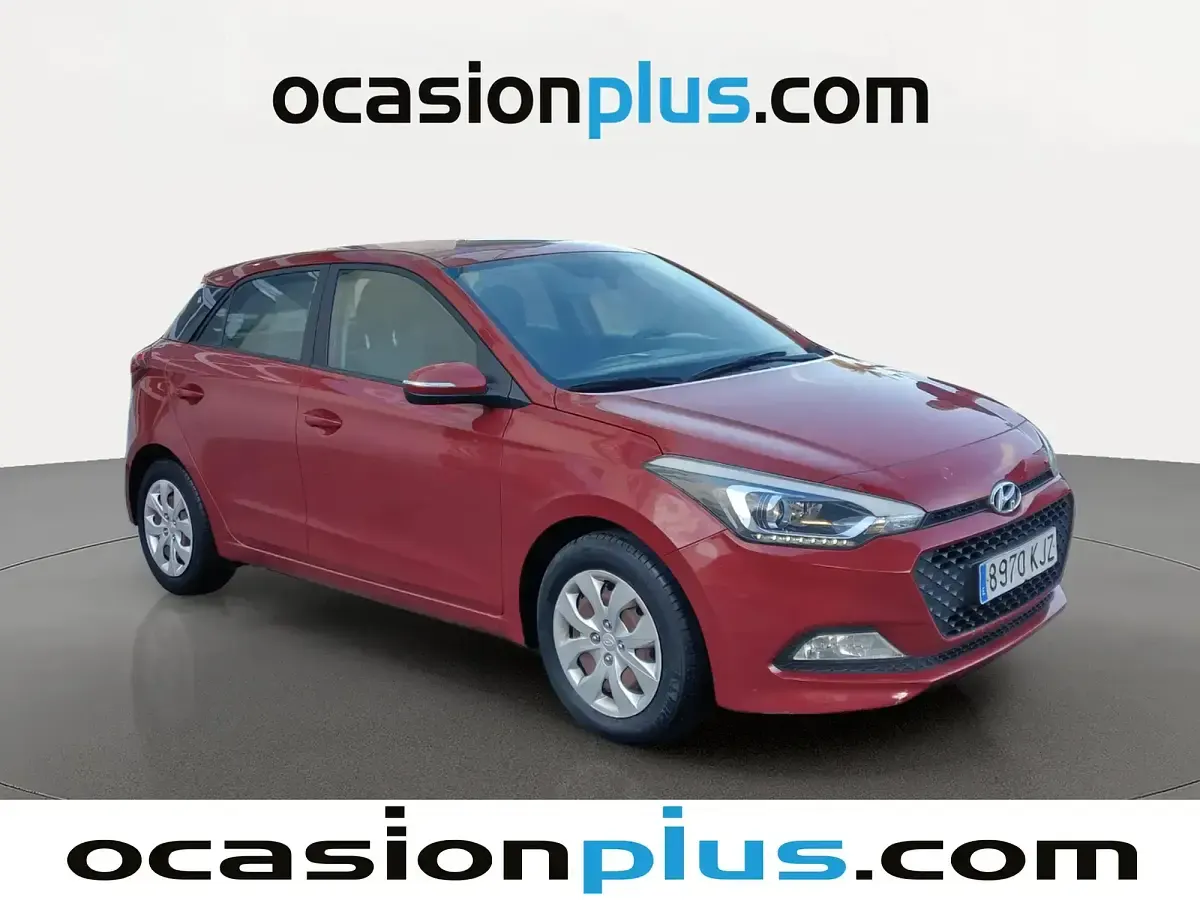 Usado Hyundai i20 84 CV (61 kW) 2018 Rojo Berlina