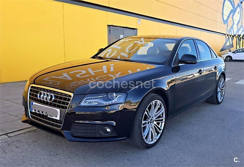 Usado Audi A4 S-Line 143 CV (105 kW) 2008 Negro Berlina