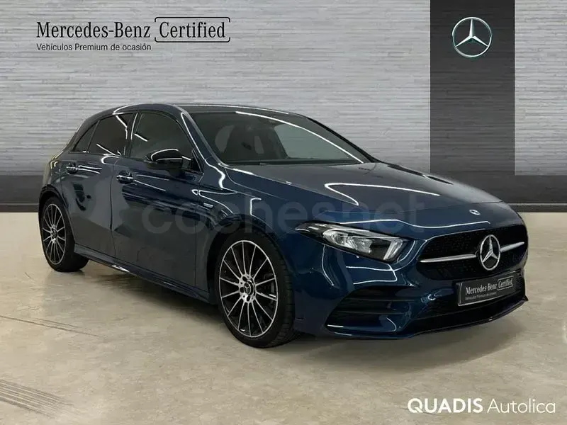 Usado Mercedes A180 136 CV (100 kW) 2021 Azul Berlina