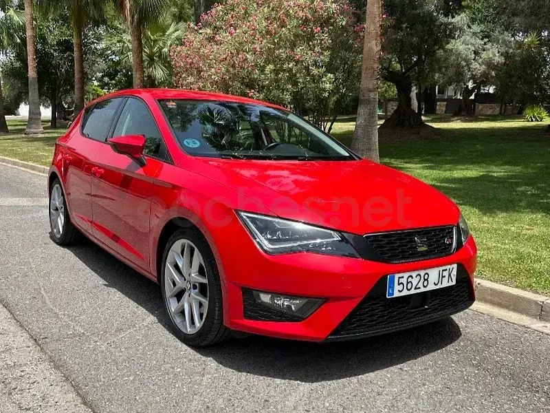 Usado Seat Leon FR 184 CV (135 kW) 2016 Rojo Berlina