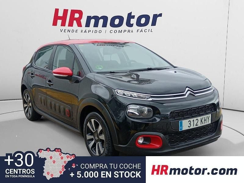 Negro Usado 2018 Citroën C3 Feel Berlina | 8990 € (Precio justo) - Imagen 1/4