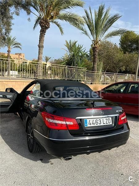 Usado Mercedes E220 Avantgarde 170 CV (125 kW) 2010 Negro Descapotable