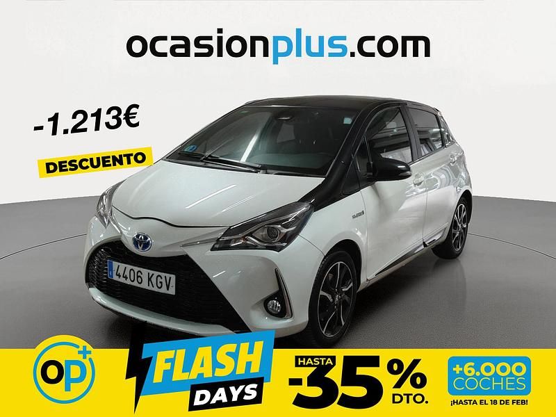 Blanco Usado 2018 Toyota Yaris Hybrid Edition Berlina | 13.350 € (Precio justo) - Imagen 1/4