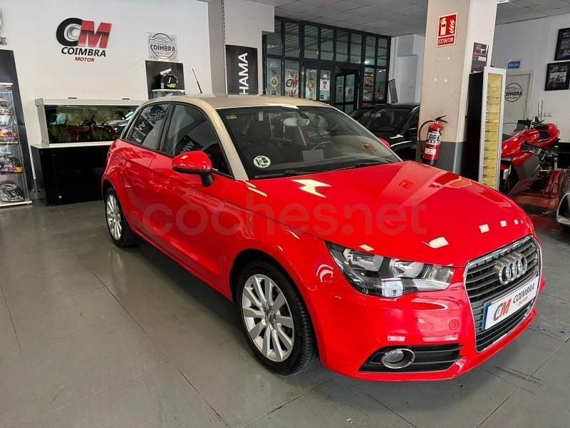 Usado Audi A1 Sportback Ambition 90 CV (66 kW) 2014 Rojo Utilitario