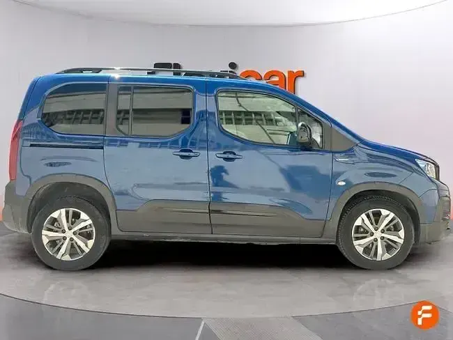 Usado Peugeot Rifter GT-line 130 CV (95 kW) 2018 Azul Monovolumen