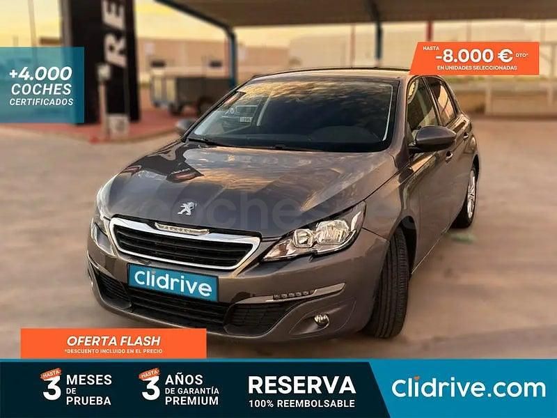 Usado Peugeot 308 SW Active 100 CV (73 kW) 2017 Gris / plata Familiar