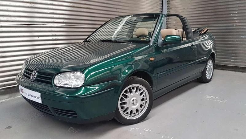 Verde Usado 1999 VW Golf Cabriolet Highline Descapotable | 8500 € - Imagen 1/4