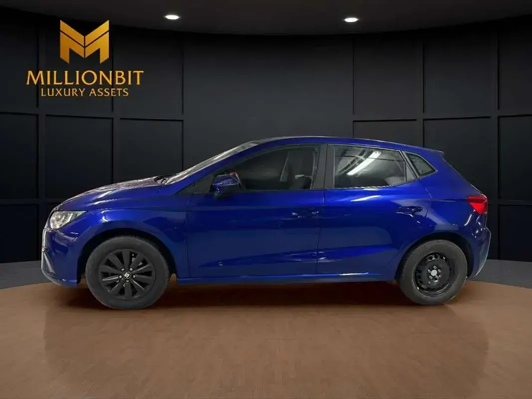 Usado Seat Ibiza CONNECT 94 CV (69 kW) 2017 Azul Utilitario