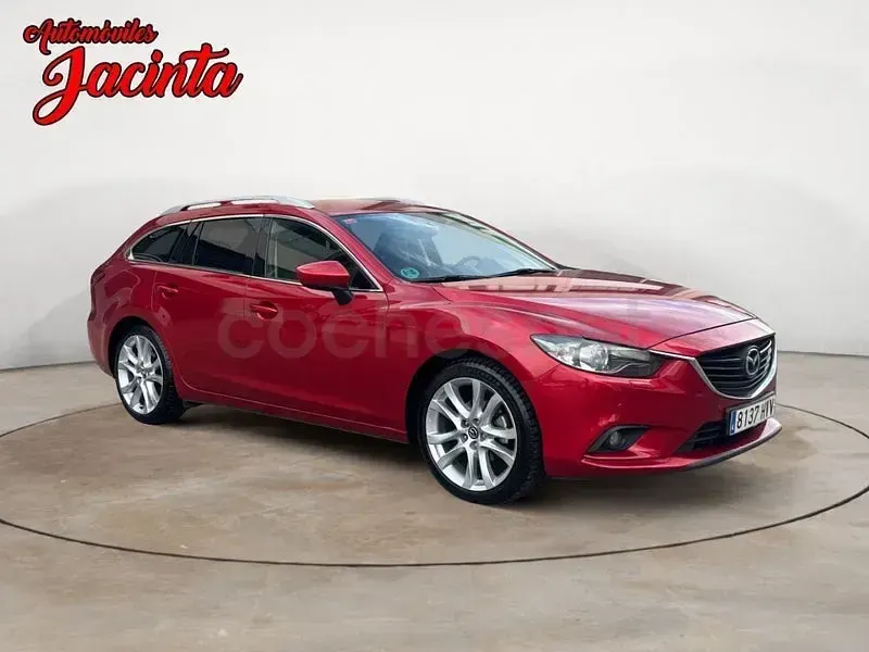 Usado Mazda 6 Luxury 150 CV (110 kW) 2014 Granate Familiar