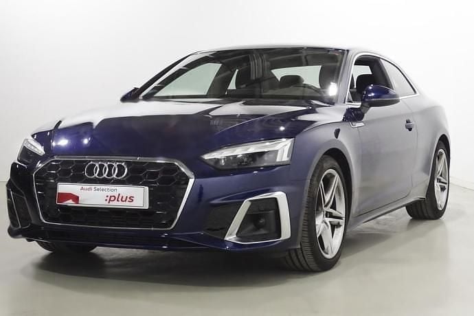 Usado Audi A5 S-Line 190 CV (139 kW) 2020 Azul Coupe
