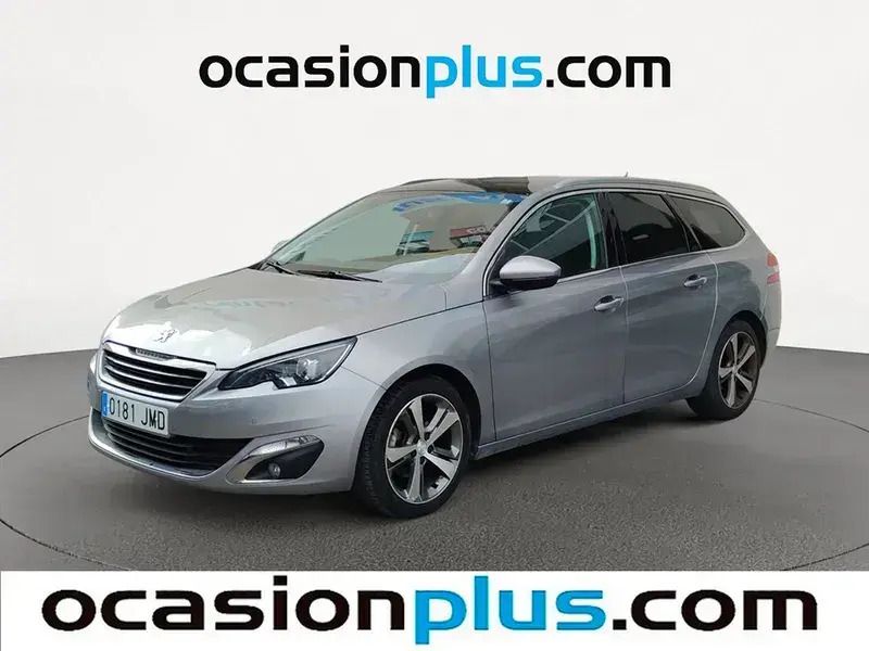 Gris Usado 2016 Peugeot 308 Allure Familiar | 9400 € (Precio justo) - Imagen 1/4