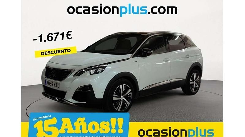 Blanco Usado 2019 Peugeot 3008 Style Monovolumen | 16.719 € (Precio justo) - Imagen 1/4