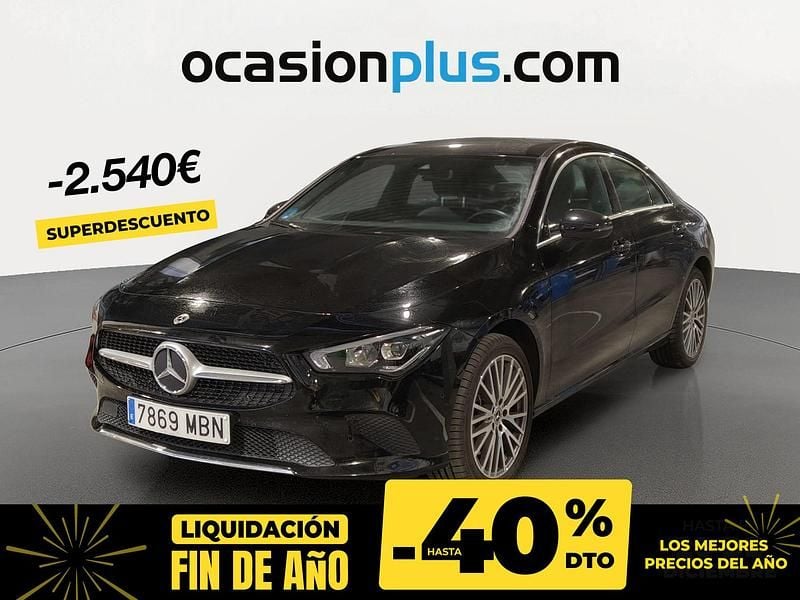 Negro Usado 2022 Mercedes CLA250e Berlina | 27.950 € (Precio justo) - Imagen 1/4