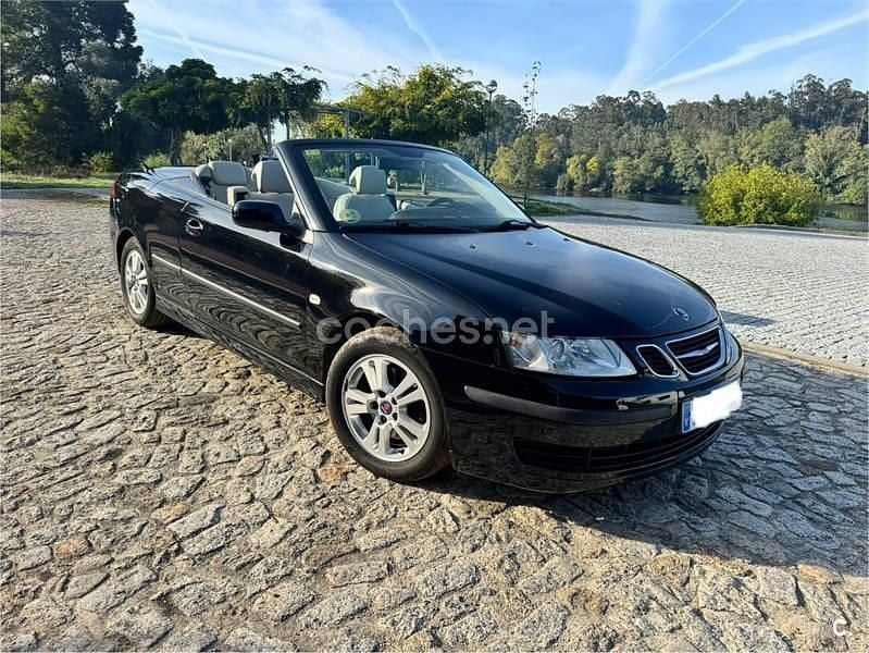 Usado Saab 9-3 Linear 150 CV (110 kW) 2007 Negro Descapotable
