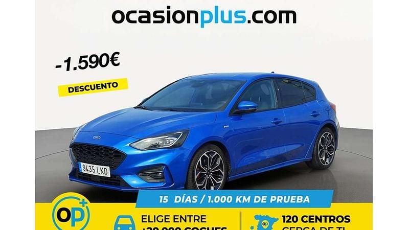 Usado Ford Focus ST-Line 120 CV (88 kW) 2020 Azul Utilitario