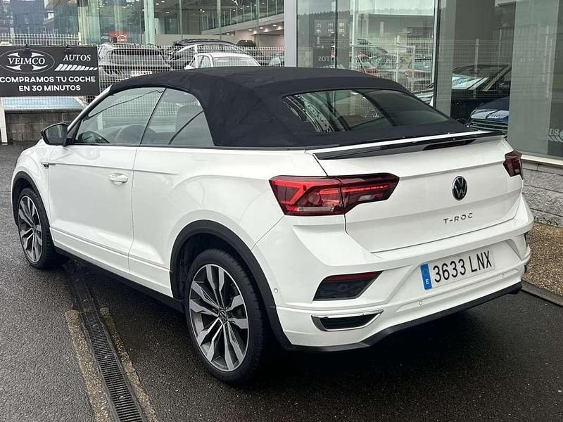 Usado VW T-Roc Cabriolet R-line 150 CV (110 kW) 2021 Blanco Descapotable