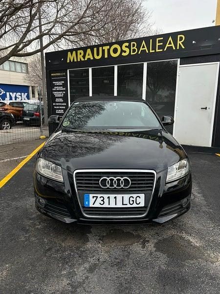 Usado Audi A3 Cabriolet Ambition 105 CV (77 kW) 2008 Negro Descapotable