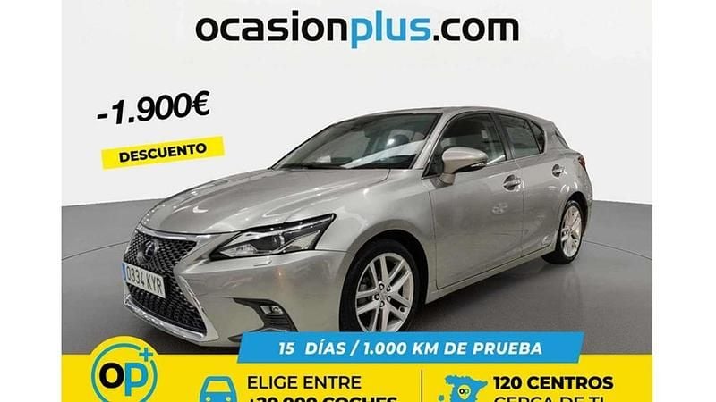 Plateado Usado 2019 Lexus CT200h Executive Line Utilitario | 16.728 € (Buen precio) - Imagen 1/4