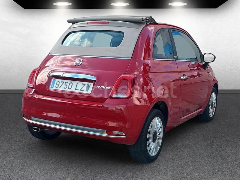 Usado Fiat 500C Dolcevita 70 CV (51 kW) 2022 Rojo Descapotable